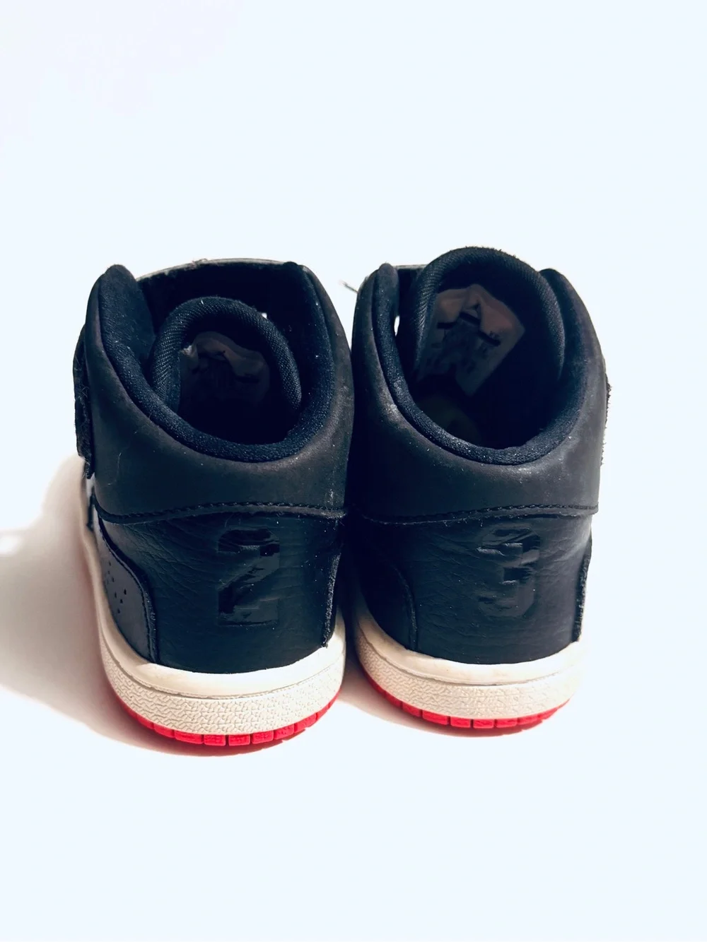 Nike Air Jordan High Mid T Leather Upper Ref Size Size 8c Toddler Sneakers